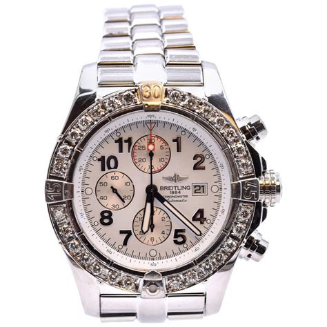 custom diamond breitling watches|breitling watches with diamond bezel.